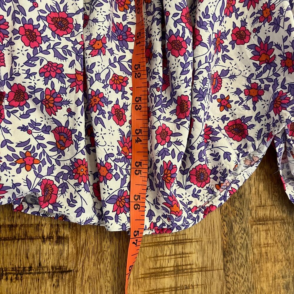 Abel the Label Anthropologie Maxi Dress S Pink Floral Tiered Smocked Cottagecore - Picture 12 of 12